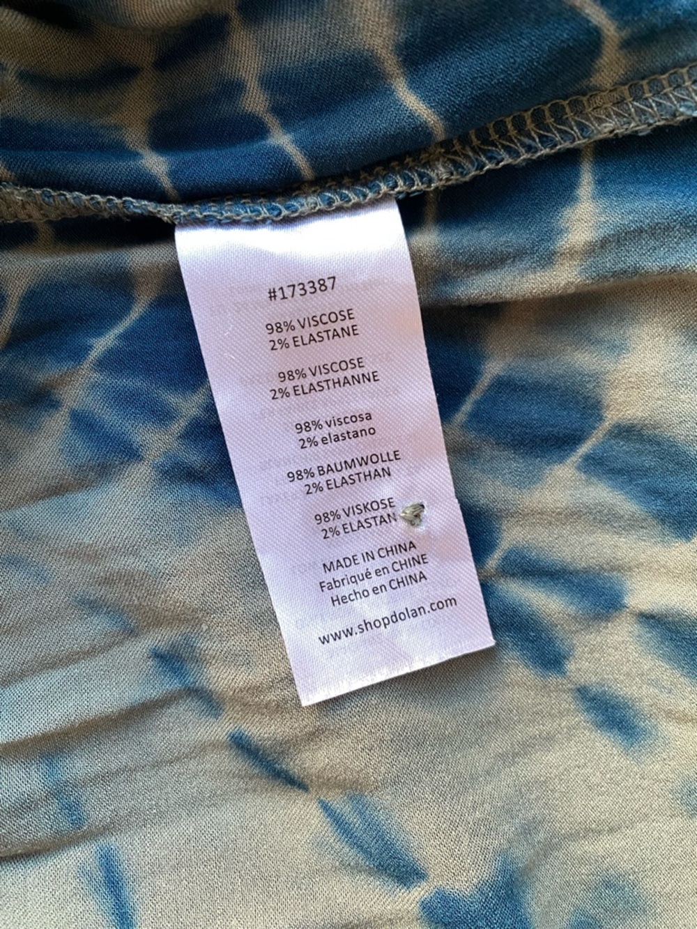 Dolan Left Coast Anthropologie Tie Dye Maxi Dress M Gray Blue Boho Long Sleeve - Picture 7 of 14